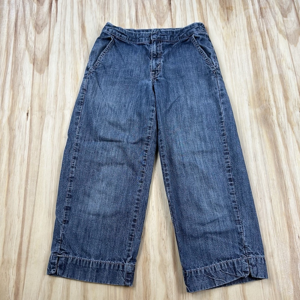 Vintage Y2K Women's 28 Baggy Crop Jeans Pants Levi's Style MIS Size 4 Denim